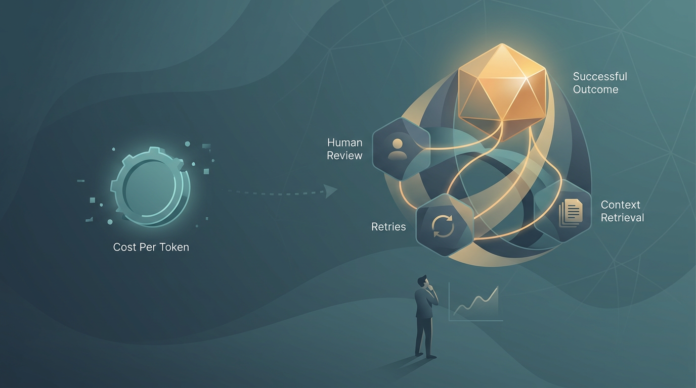 Learn how to calculate AI SaaS unit economics by measuring the true cost per successful customer outcome.