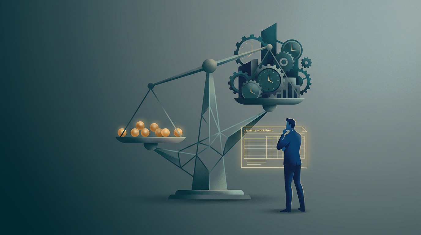 Learn how to calculate support capacity and costs for your first 10 SaaS customers using a simple worksheet.
